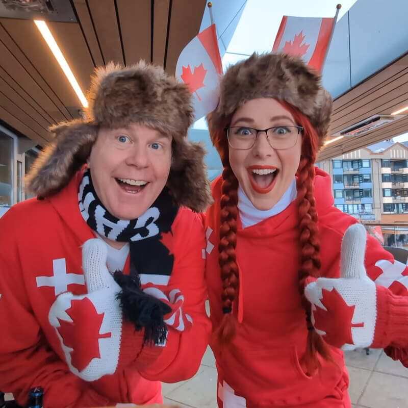 actors in character, Canadian characters (rangers, mounties), themed performers at galas, guest interaction shots