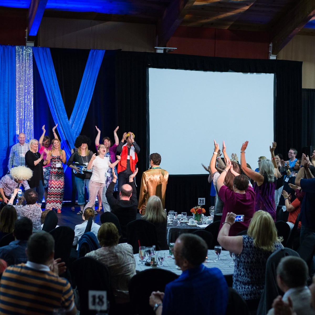 05 NTT crowd standing