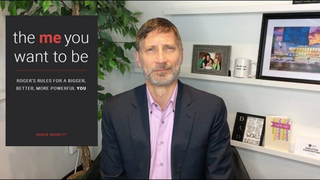 Roger Haskett and his book 'The Me You Want To Be'