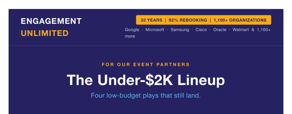 EU Under2K Lineup featured image