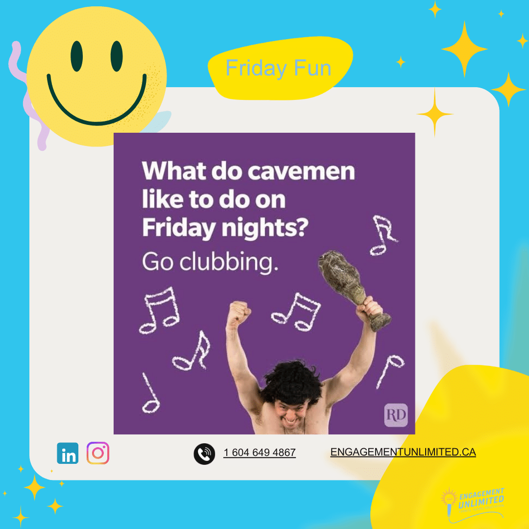 Friday Fun — caveman joke