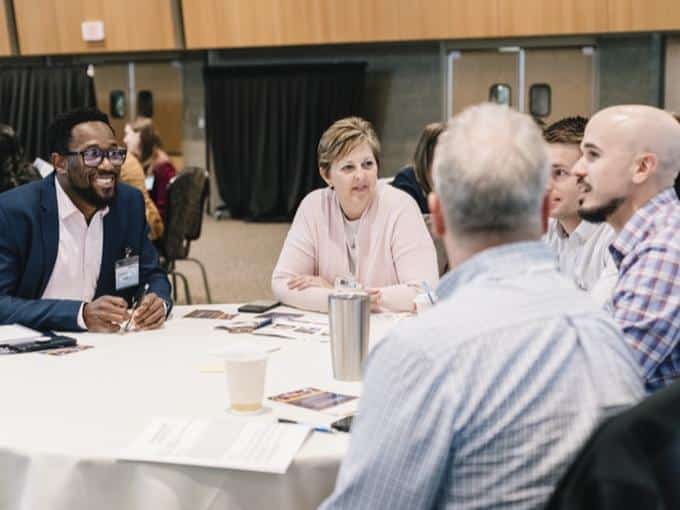 Audience interaction during a facilitated session