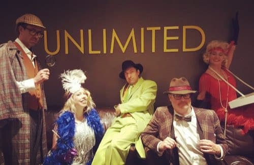 EU Murder YOU Mystery costumed cast in character