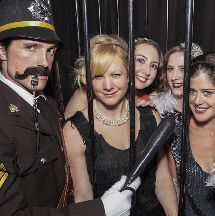 A themed performance at the 2014 EA staff party