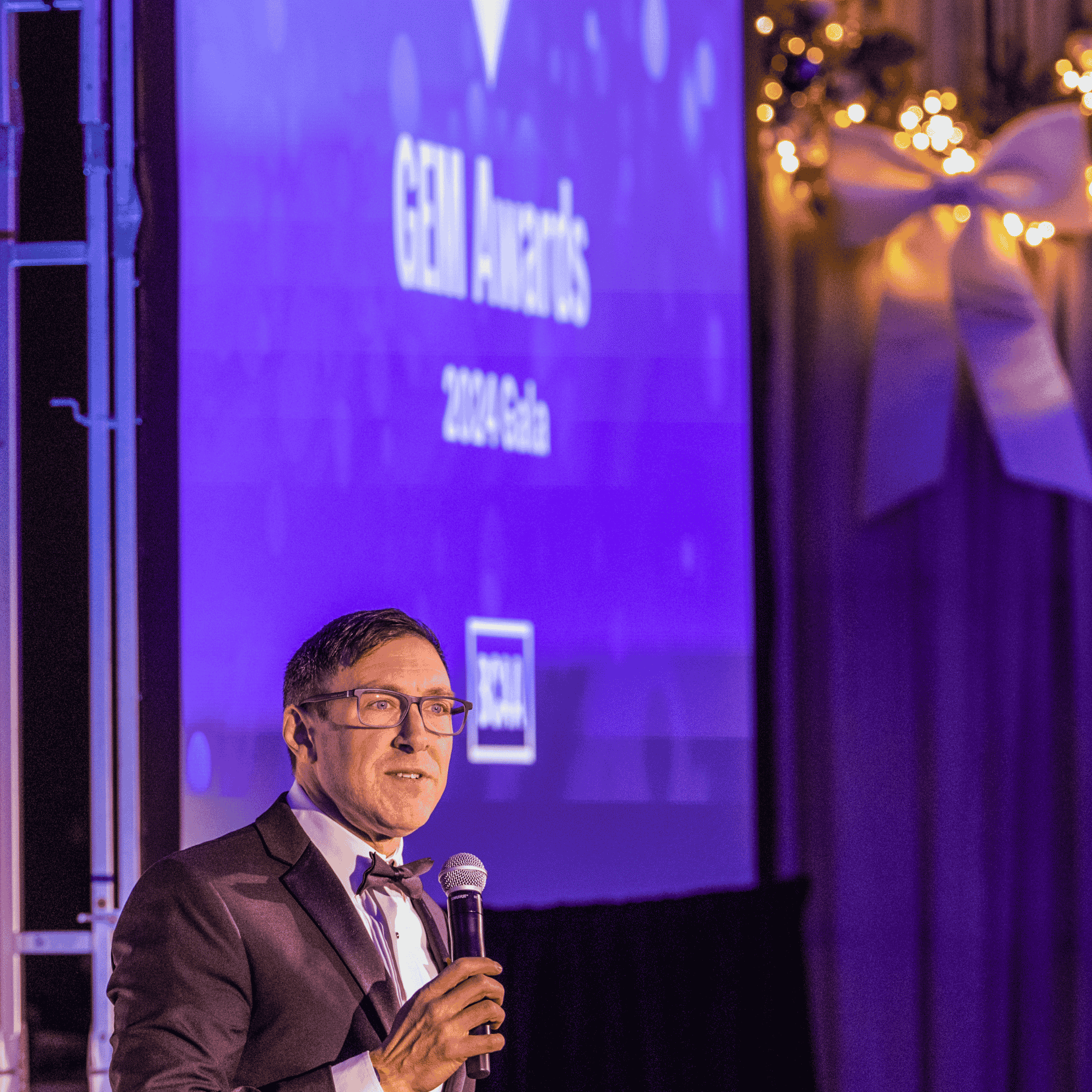 Stefano emcees the GEM Awards