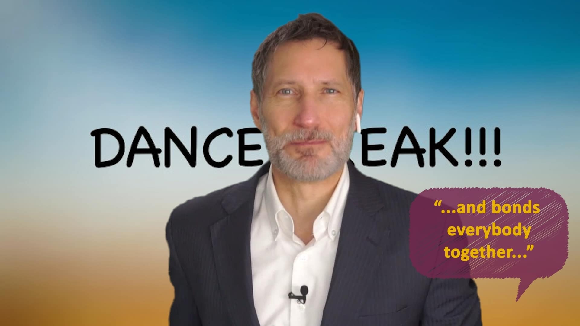 A virtual dance-break segment hosted live for remote participants
