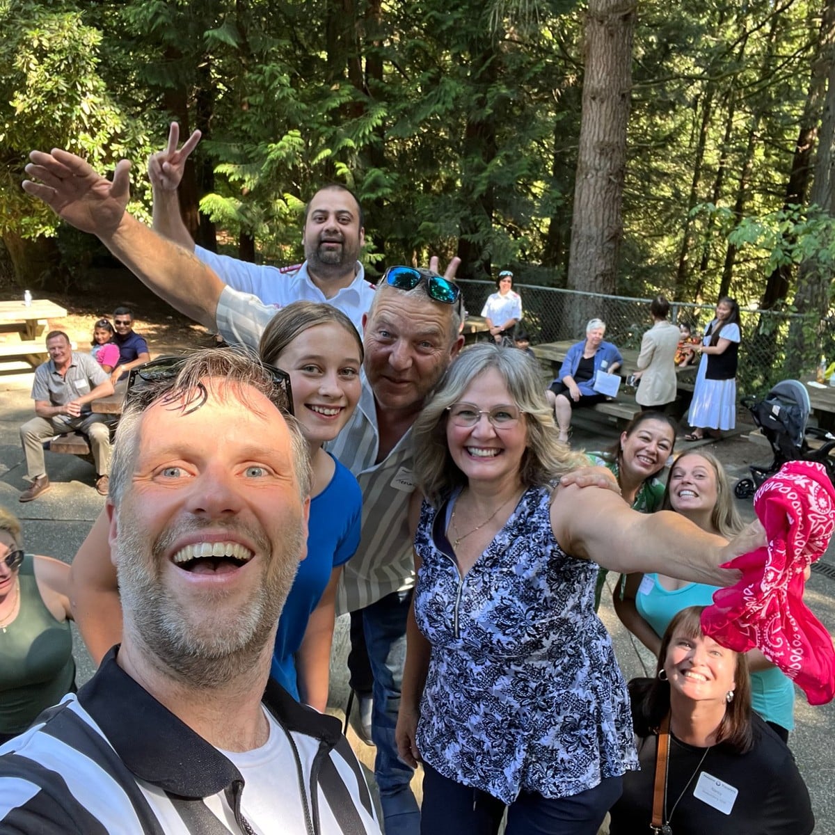 A custom-designed activity in progress at a corporate event