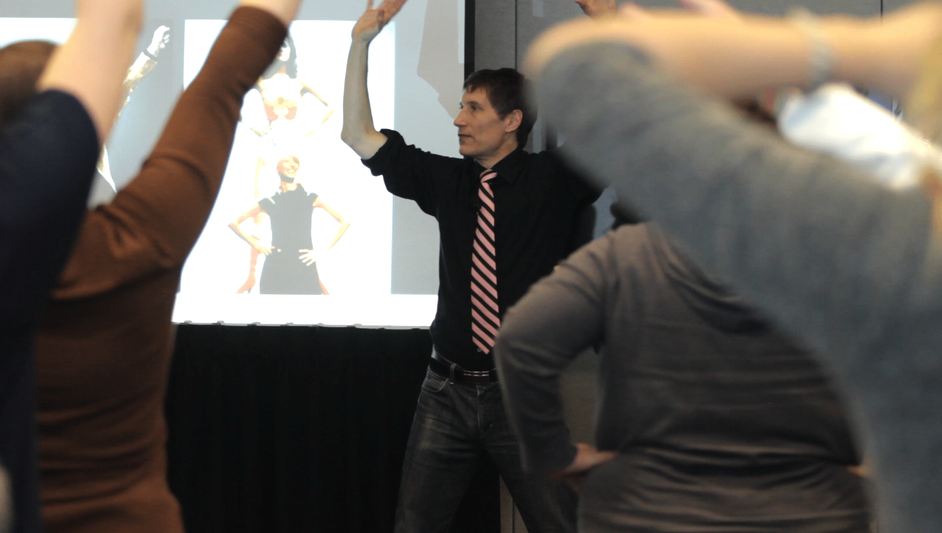 Participants take part in the Pressure Cooker Confidence workshop